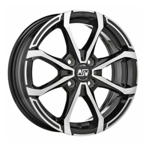 Felga aluminiowa MSW X4 GLOSS BLACK FULL POLISHED / 4x100 16x7 ET 37