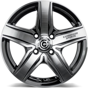 Felga aluminiowa Carbonado GTRSPORTS1 4x98 4x10014x6 ET35 BFP - Black Front Polished