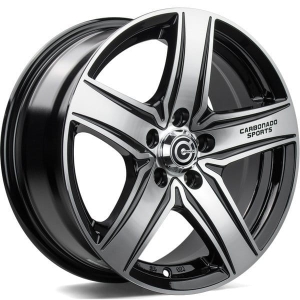 Felga aluminiowa Carbonado GTRSPORTS1 5x98 15x6,5 ET35 BFP - Black Front Polished