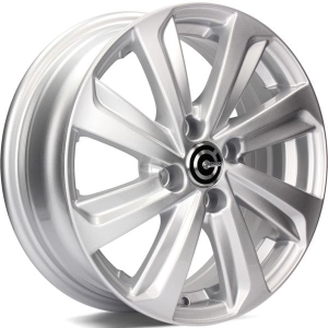 Felga aluminiowa Carbonado Pixel 4x100 15x5,5 ET35 BS - brilliant silver