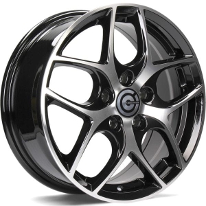 Felga aluminiowa Carbonado Denver 5x108 16x6,5 ET52,5 BFP - Black Front Polished