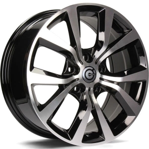 Felga aluminiowa Carbonado Texas 5x114,3 17x7,5 ET45 BFP - Black Front Polished