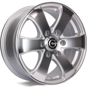 Felga aluminiowa Carbonado Mammuth 6x130 16x7 ET50 BSFP - Biliant Silver Front Polished