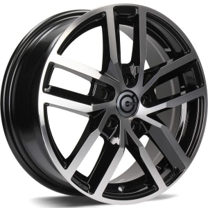 Felga aluminiowa Carbonado Ice 5x100 15x6 ET38 BFP - Black Front Polished
