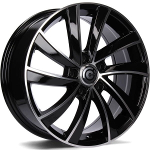 Felga aluminiowa Carbonado Prague 5x112 17x7 ET43 BFP - Black Front Polished