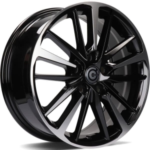 Felga aluminiowa Carbonado Seal 5x114,3 17x7 ET45 BFP - Black Front Polished