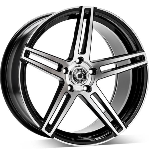 Felga aluminiowa Wrath Wheels WF-1 5x112 19x8,5 ET42 BP - Black polished