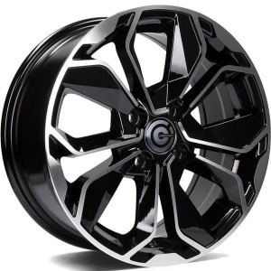 Felga aluminiowa Carbonado Rewind 4x100 15x6,5 ET38 BFP - Black Front Polished