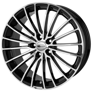 Felga aluminiowa Brock B24 4x98 17x7 ET35 SGVP - Schwarz Glanz Voll-Poliert (SGVP)