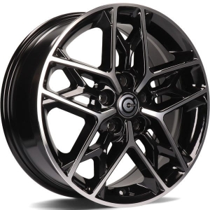 Felga aluminiowa Carbonado Venus 5x114,3 17x7 ET48 BFP - Black Front Polished
