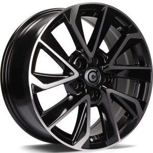 Felga aluminiowa Carbonado Dynasty 5x114,3 18x7,5 ET40 BFP - Black Front Polished