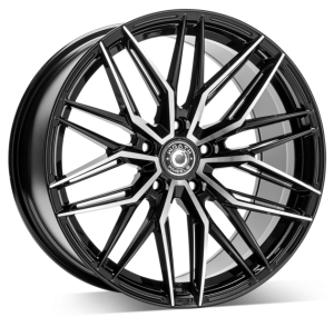 Felga aluminiowa Wrath Wheels WF-9 5x112 18x8,5 ET40 BP - Black polished