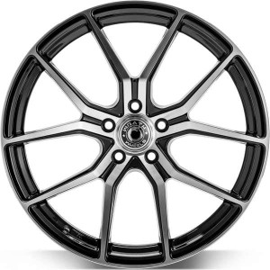 Felga aluminiowa Wrath Wheels WF-7 5x120 19x8,5 ET35 BP - Black polished