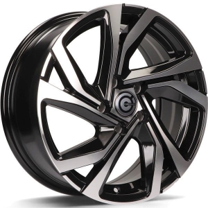 Felga aluminiowa Carbonado Grenoble 5x108 16x6,5 ET45 BFP - Black Front Polished