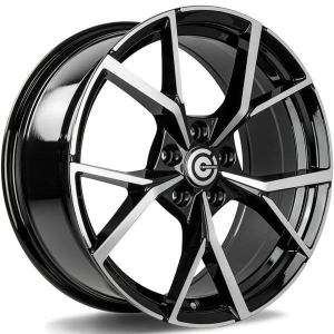 Felga aluminiowa Carbonado Predator 5x112 18x8 ET45 BFP - Black Front Polished