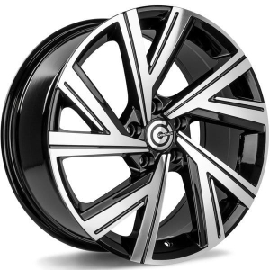 Felga aluminiowa Carbonado Serval 5x112 18x8 ET45 BFP - Black Front Polished