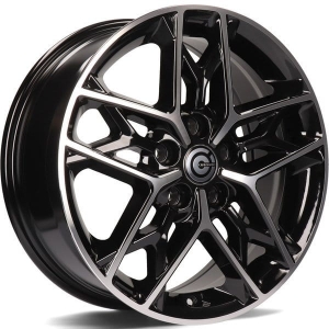 Felga aluminiowa Carbonado Venus 5x114,3 18x7,5 ET48 BFP - Black Front Polished