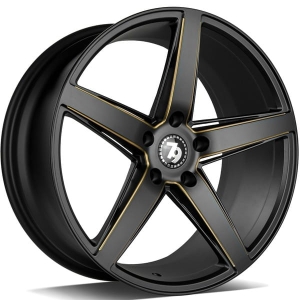 Felga aluminiowa seventy9 SV-N 5x120 18x8 ET30 BGGR - black matt milled gold