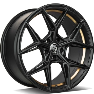 Felga aluminiowa seventy9 SCF-B 5x112 19x8,5 ET35 BGGIL - Black Matt Gold Inner Lip
