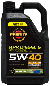 Penrite HPR DIESEL 5 5W-40 / 5L / API CI-4 PLUS/SL , ACEA A3/B4 , VW 502.00 505.00