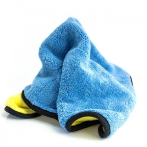 Ręcznik egge Ultra Soft Yellow Blue Microfiber XL Gruba bardzo miękka mikrofibra 